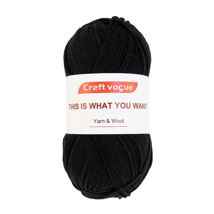 multi colored acrylic yarn