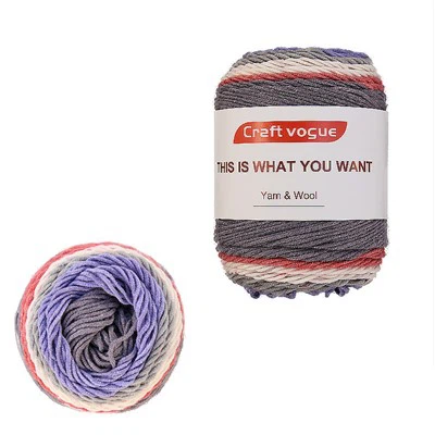 멀티 컬러 면사